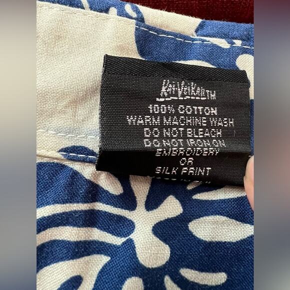 Kai-Veikau Men’s Tropical Palm Hawaiian Button Down Short Sleeve Shirt XXL - Picture 6 of 7